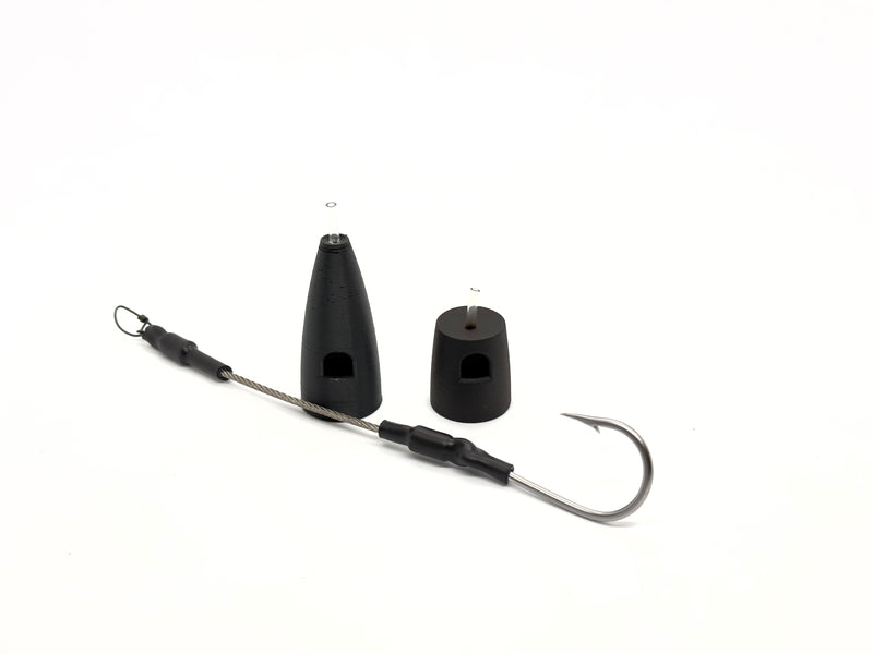 Fishing Lure Heads & Hookset Combo Rigged
